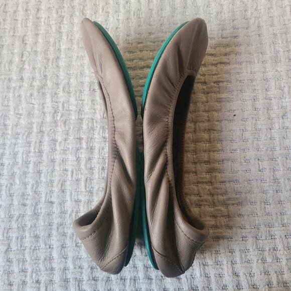 Tieks Ballerina Brown Beige Flats Womans Size 8 - Picture 7 of 8